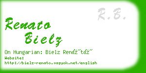 renato bielz business card